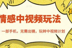 【副业2893期】玩转中视频计划：北北情感中视频玩法，一部手机，无需出镜