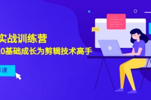 【副业3430期】怎样做剪辑赚钱：带你从0基础成长为剪辑技术高手（20节课）