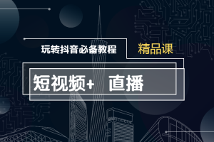 【副业2701期】抖音短视频怎么赚钱：短视频运营与直播变现精品课