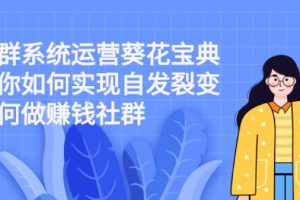 【副业2676期】社群运营葵花宝典：教你如何实现社群裂变，做赚钱的社群