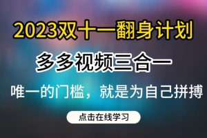 【第5547期】怎样在多多视频赚钱：2023多多视频+小红书带货三合一玩法教程【揭秘】