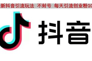 【副业4253期】抖音引流推广怎么做：一天创业粉100+，抖音语音交流引流创业粉玩法