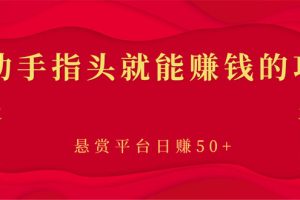 【副业3232期】新手副业项目：动动手指头就能赚钱的悬赏平台任务，日赚50+