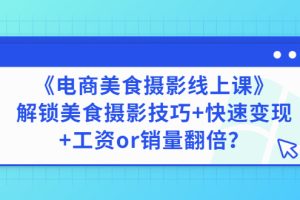 【副业3257期】美食号怎么赚钱：美食摄影+美食号变现（美食博主全套教程）