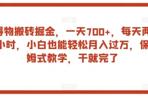 【第6166期】得物搬砖掘金,一天700+,每天两小时,小白也能轻松月入过万