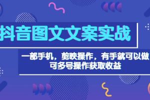 【副业3701】抖音怎么发图文作品:抖音图文毒文案实战,单号日入几十可批量