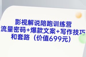 【副业3477期】影视解说怎么弄：影视解说流量密码+爆款文案+写作技巧和套路