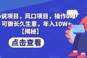 【第5441期】b站小说搬运如何赚钱：B站小说风口项目，简单操作长久可做，年入10W+