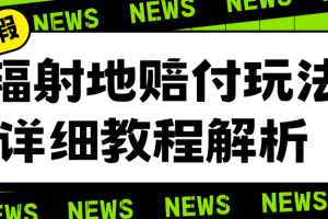 【第5342期】打假赔付项目：辐射地打假赔付玩法详细解析，一单利润最高一千（揭秘）