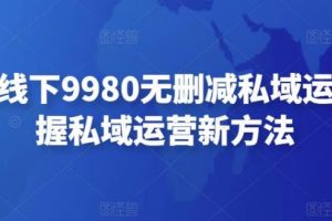 【副业3993】私域运营怎么做：毛毛姐线下9980无删减全套教程，掌握私域运营新方法