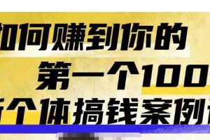【第5299期】副业赚钱案例库：可‮直以‬接抄作业的新‮体个‬搞钱案例库，赚到你的第一个100w