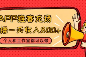 【副业4028期】手机上怎么搞副业：APP推客实操日入800+个人和工作室都可做(教程+渠道)