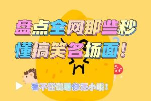 【第4860期】搞笑中视频项目怎么做：不用写文案，外面收费1699的每日忆笑盘点类中视频账号玩法