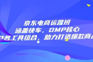 【第8988期】京东电商运营班:涵盖快车,DMP核心及各工具组合,助力打造爆款商品