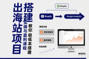 【第9666期】小淘出海站项目，搭建实操与盈利课程，手把手教你用极低成本搭建