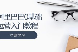 【第8601期】阿里巴巴运营零基础入门教程：涵盖开店、运营、推广，快速成为电商高手
