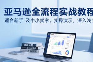 【第9580期】亚马逊全流程实战教程，适合新手及中小卖家，实操演示，深入浅出