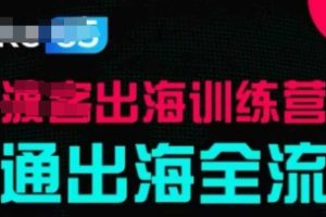 【第9380期】出海训练营基础课，​跑通出海全流程，实战案例拆解