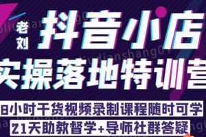 【第5390期】抖音小店商品卡玩法：抖店商品卡流量，​抖音小店实操落地特训营，8小时干货视频教程