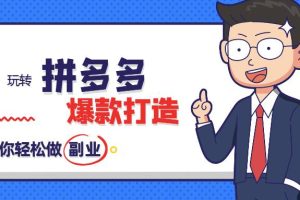 【副业2502期】实操拼多多超级爆款操盘手全案课：基础篇+进阶篇（视频课）