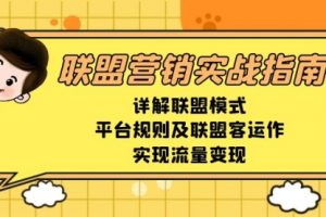 【第8778期】亚马逊联盟营销实战指南，详解联盟模式、平台规则及联盟客运作，实现流量变现