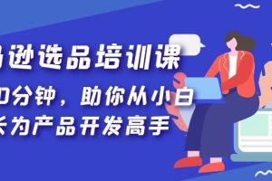 【第4574期】亚马逊跨境电商教程：亚马逊选品培训课，从小白成长为产品开发高手