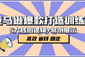 【第4424期】亚马逊跨境电商爆款打造训练营：5大核心逻辑+案例展示，打造爆款链接