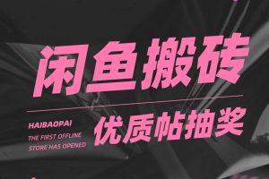【副业4362期】闲鱼搬砖怎么赚钱：单号日入30+多号多撸，闲鱼优质帖搬砖项目
