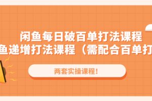 【副业4178期】闲鱼怎么卖货：闲鱼每日破百单打法实操+闲鱼递增打法全套教程