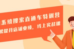 【副业4133期】淘宝直通车怎么做：搜索直通车第三期实战课，轻松提升店铺业绩