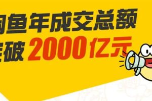 【副业1921期】龟课·闲鱼无货源电商课程第19期：操作好一天出几单，赚个几百块钱