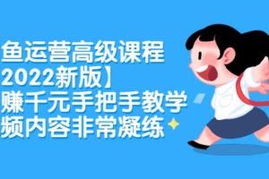 【副业2766期】2022新版闲鱼运营副业赚钱高级课程，手把手教学