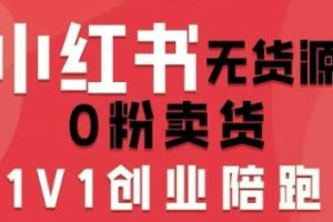 【第9622期】小红书无货源0粉电商课，开店准备、选品策略、笔记撰写、视频剪辑、数据分析、账号打造
