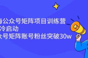 【副业2843期】公众号矩阵项目：0粉丝冷启动到账号粉丝突破30w