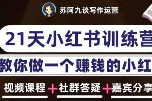 【第4829期】小红书怎么赚钱：教你做一个赚钱的小红书，21天小红书训练营第6期