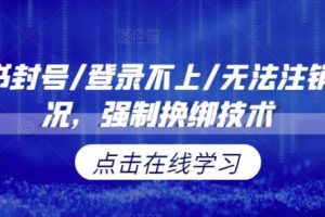 【第5453期】小红书黑科技：小红书封号/登录不上/无法注销等情况，强制换绑技术