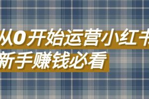 【第5556期】小红书怎么开店：小红书开店一年陪伴课，从0到1玩赚小红书开店全套
