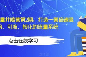 【第5495期】小红书知识博主怎么赚钱：知识IP流量井喷第2期，做小红书博主流量变现