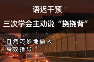 【第7035期】从开口起步到主动表达—语迟的家庭训练