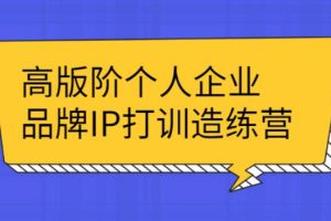 【副业2759期】抖音品牌IP打造：打造抖音个人IP全过程起号变现