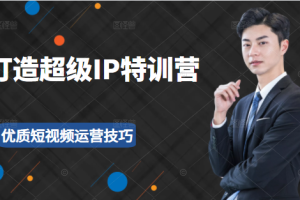 【副业2483期】大齐老师：超级IP特训营：高效输出优质短视频运营技巧-价值999元