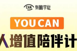 【副业2313期】有趣学社·YOUCAN个人增值陪伴计划：提升个人“稳定可持续赚钱能力