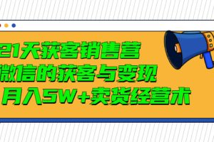 【副业3368期】微信获客渠道：破解微信的获客与变现，月入5W+微信卖货经营术