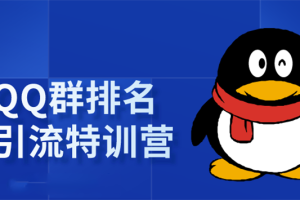 【1928期】《QQ群排名引流特训营》一个群被动收益1000，是如何做到的（5节视频课）